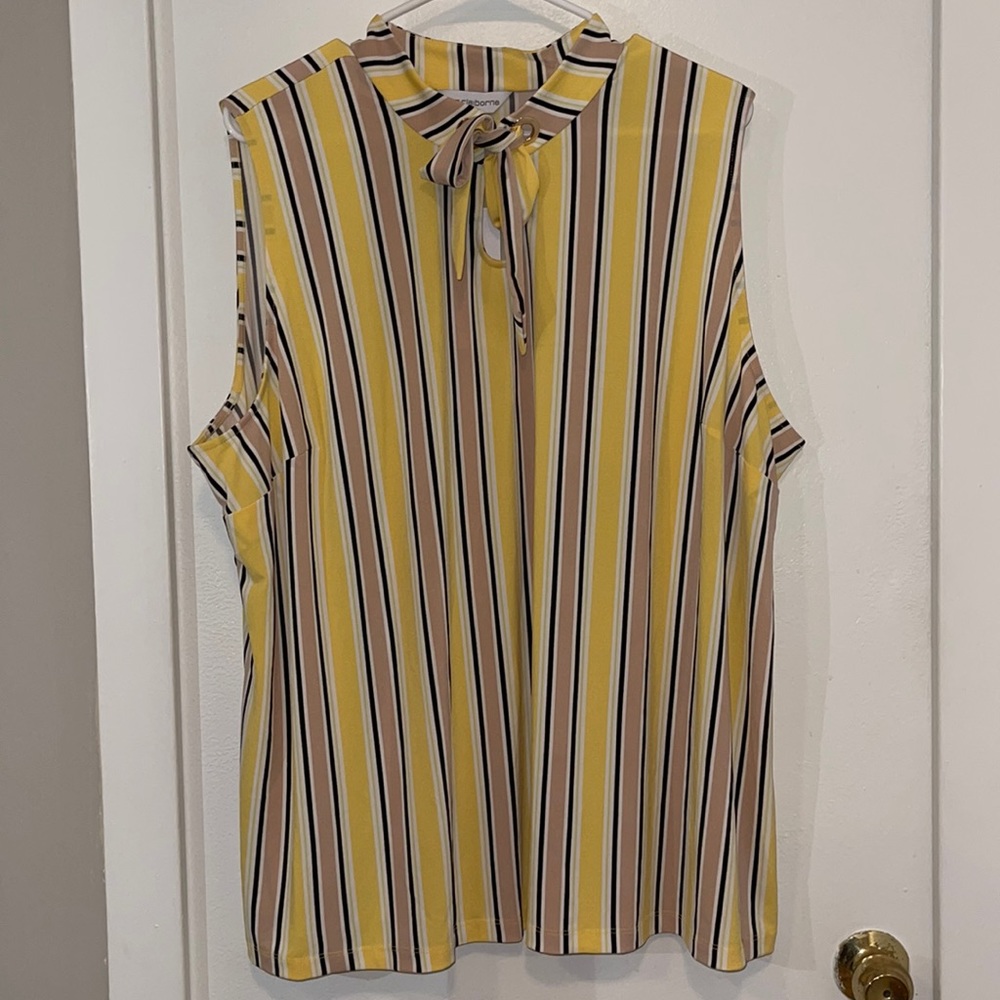 NWT Liz Claiborne Sleeveless Top - Size 2X